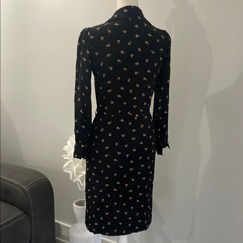 Pepe Jeans Elegant Black and Gold Women's Dress - Picture 5 of 7